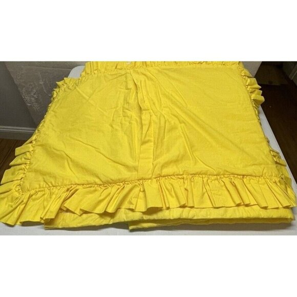 Stunning Sunny Yellow and White handmade Quilted Blanket & Shams Twin / Daybed - Picture 8 of 16